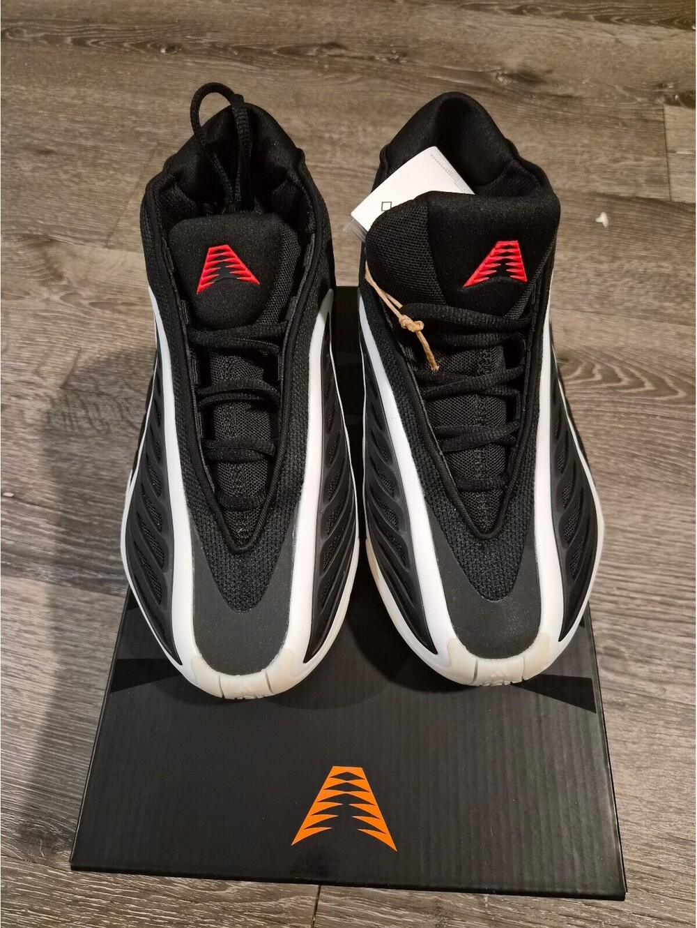 adidas Anthony Edwards 2 AE2 Black Red Size 6Y JR9377 New with Box